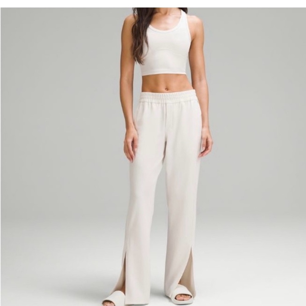 EUC - Lululemon Lab Stretch Cupro Slit Pants size 8